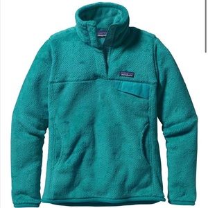 Patagonia Women's Teal Re-Tool Snap-T Fleece